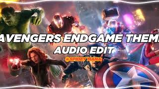 Avengers Endgame Theme|Audio Edit|@Spidey_Mania