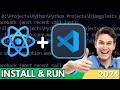 How to Run ReactJS App in Visual Studio Code | Install React (VSCode)