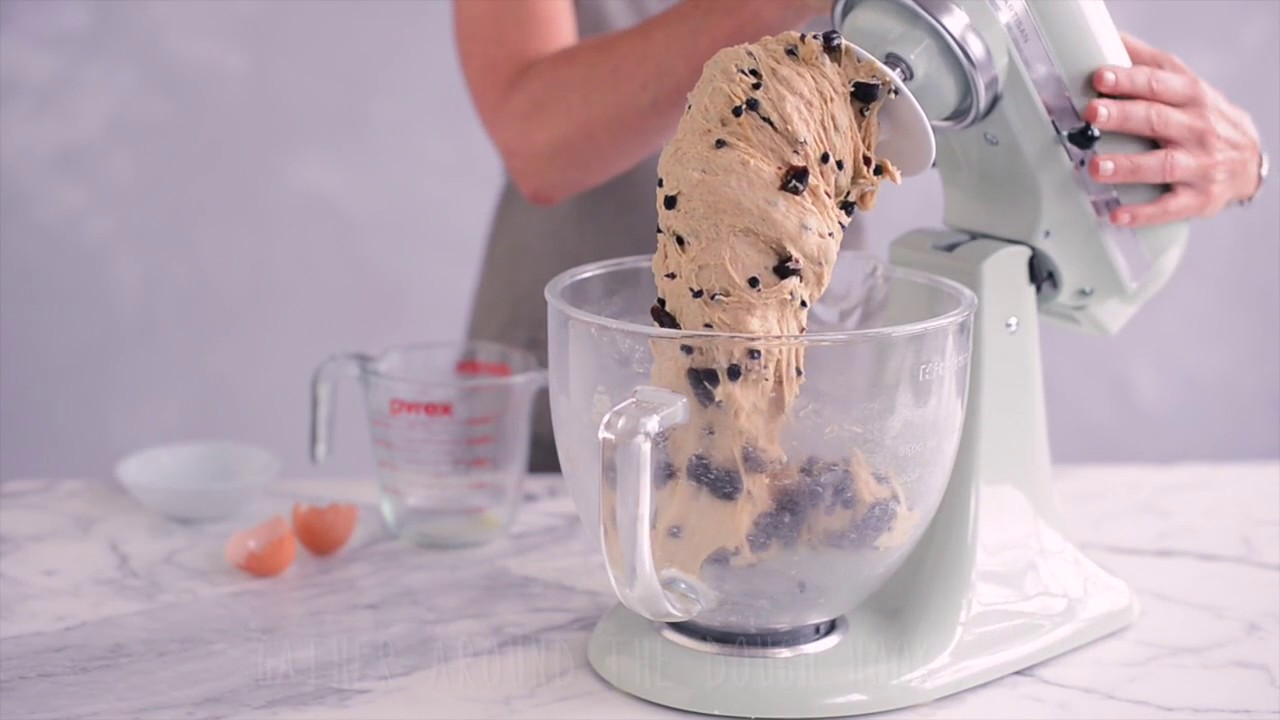 How To Knead With A Kitchenaid Dough Hook Youtube