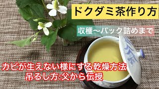 【どくだみ茶】作り方