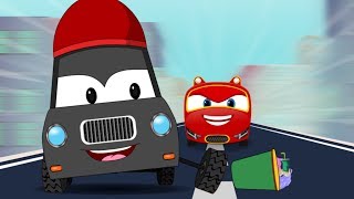 Red SuperCar Baby Rikki vs Thief Car | Kids Cartoon Rhymes