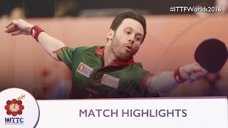 2016 World Championships Highlights: Jun Mizutani vs Joao Monteiro