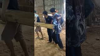 produksi balok 10x30x600 kayu Ulin Kalimantan