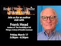 Author Visit with Frank Head - Read | Write | Ignite Literary Series