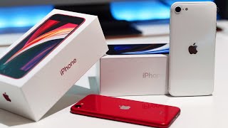 iPhone SE 2020 White & Red Unboxing & First Look