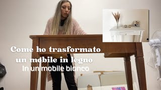 Ecco Come ho trasformato un mobile in legno 🥰😍