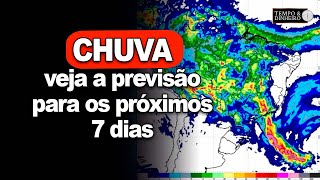 Chuvas e muita umidade em todo o País com alerta para região Sudeste e MS. RS com chuvas irregulares