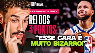 AS BOLAS DE 3 PONTOS MAIS INACREDITÁVEIS DE STEPHEN CURRY! | REACT NBA