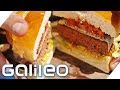 Welcher Fleischlos-Burger überzeugt Jumbo Schreiner? | Galileo | ProSieben