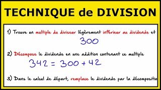 Diviser des Nombres par Décomposition - Technique de Division simple \u0026 rapide