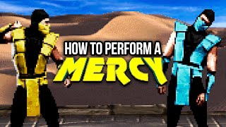 HOW TO PERFORM A MERCY - Mortal Kombat Trilogy / Mortal Kombat 3 / Ultimate Mortal Kombat 3