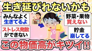 【ガルちゃん有益】もうそろそろ限界かも…”最近の物価高がキツすぎる‼”というガル民の悲痛な叫びをまとめました【ガールズちゃんねる】