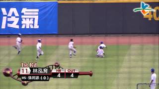 20130727 CPBL全壘打大賽 小孩子帶福氣, 林泓育轟出8支全壘打