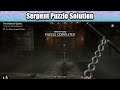Serpent Puzzle Solution | Indiana Jones and The Order of Giants DLC