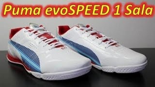 Puma evoSPEED 4 Sala White/Limoges/Ribbon Red -  UNBOXING