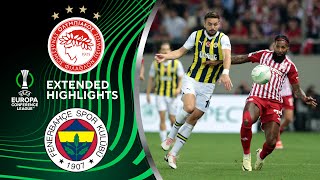 Olympiacos vs. Fenerbahçe: Extended Highlights | UECL Quarter-Finals 1st Leg | CBS Sports Golazo