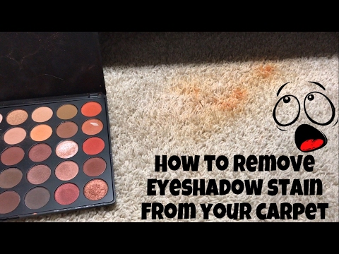 HOW TO: REMOVE EYESHADOW STAIN FROM CARPET | Jenniefly Beauty HOW TO: REMOVE EYESHADOW STAIN FROM CARPET | Jenniefly Beauty