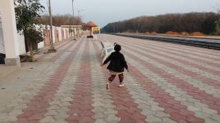 Bishramganj Railway Station with Emily