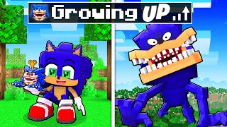 GROWING UP as a SHIN SONIC In Minecraft!