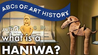 What is a haniwa in Japanese art?