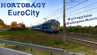 140 HORTOBÁGY EuroCity Nyíregyháza - Budapest-Keleti ᴴᴰ MSTS Alföld 7 MÁV V43 1205