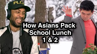 How Asians Pack School Lunch 1-2 (Reaction) | Steven He