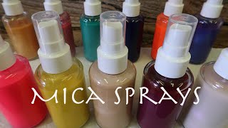 Mixing Colours and Adding to Spray Bottles