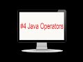 #4 Java - Arithmetic Operators