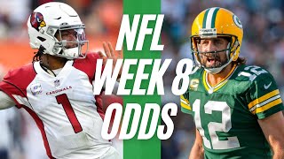 NFL Opening Lines Report | Week 8 NFL Odds | Point Spreads, Moneylines, Betting Totals