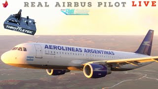 Rejected TakeOFF | Real Airbus Pilot |  Fenix A320 | Bariloche to Balmaceda | ULTRA GRAPHICS