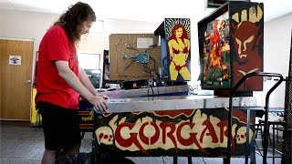 Gorgar pinball restoration by collector/owner of arcade