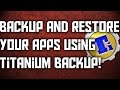 Use Titanium Backup to backup and restore your apps! (Root required)
