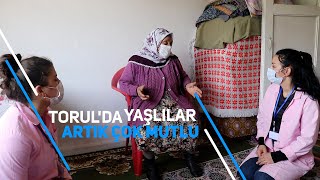 Torul'da yaşlılar artık çok mutlu