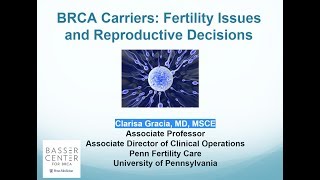 Fertility \u0026 Family Planning When You Have a BRCA Mutation