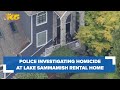 Aerials: Investigation into 'possible drive-by shooting' at home near Lake Sammamish