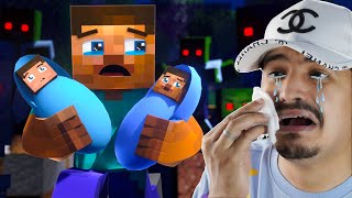 قصة اليكس واستيف الحزينه 😭😭 مع توأمهم  | Minecraft Animation