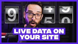 How You Can Add LIVE DATA to Your Webflow Site (Super Cool!) | Full Guide