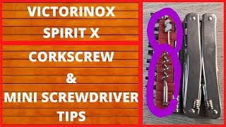 VICTORINOX SPIRIT X CORKSCREW AND MINI SCREWDRIVER TIPS / HACK, EVERYDAY CARRY, EDC