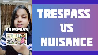 NUISANCE Vs TRESPASS (difference) #legalfacts #trespass #nuisance #lawstudents  #lawyer #legaltopia