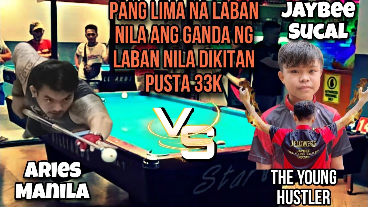 GAME 5 | Jaybee Sucal Vs Aries Manila | Parehas 10Ball Race-15 33k ...