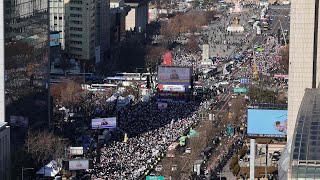 관저 앞 집회 혼잡 극심…도심 도로도 몸살 / 연합뉴스TV (YonhapnewsTV)