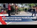 Polisi Gelar Pra-Rekonstruksi Pembunuhan Sopir Taksi Online di Semarang