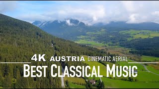 [4K] Best Classical Music 2024 AUSTRIA Drone Mozart Beethoven Grieg Strauss Liszt Chopin Tchaikovsky
