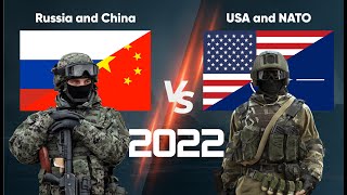 Russia and China vs USA and NATO | Military Comparison 2022 |  Data First