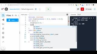 Advanced Programming Concepts using C++ - Default Arguments