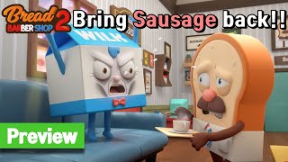 BreadBarbershop2 | ep17 | Potato Chip and Sausage | preview | english/animation/dessert/cartoon