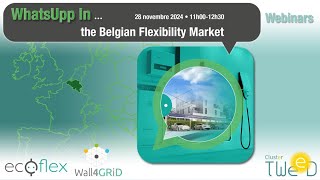 Webinaire | WhatsUpp in... the Belgian Flexibility Market - 28 novembre 24