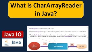 What is CharArrayReader in Java? | Java IO | Java Tutorial