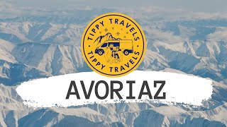 Avoriaz 2025 - Winter Campsite tour / Aire - Winterised Campervan and Motorhome skiing