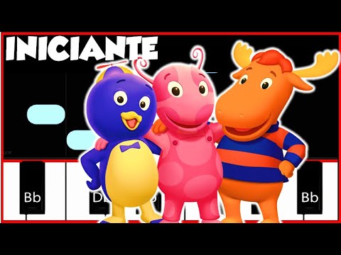 THE BACKYARDIGANS THEME SONG-PIANO TUTORIAL INICIANTE - YouTube